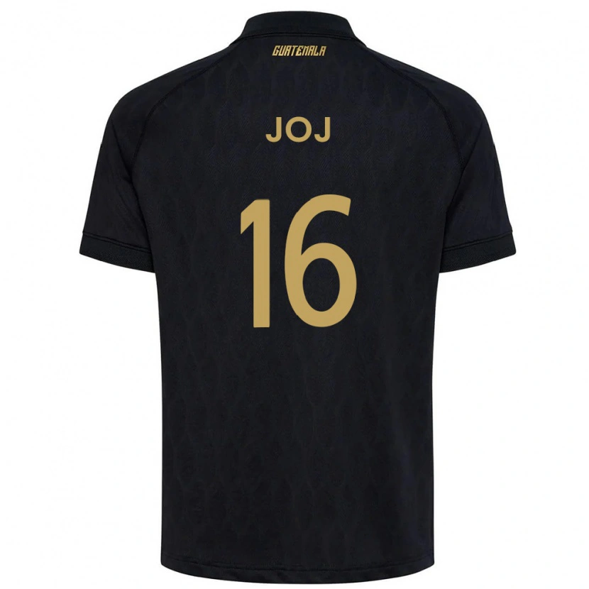 Danxen Pánské Guatemala José Joj #16 Černá Nebeská Modrá Bílá Daleko Hráčské Dresy 26-28 Dres
