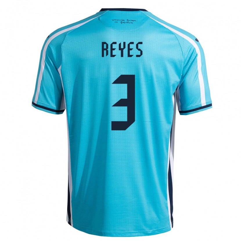 Danxen Pánské Honduras Roger Reyes #3 Nebeská Modrá Námořnická Daleko Hráčské Dresy 26-28 Dres