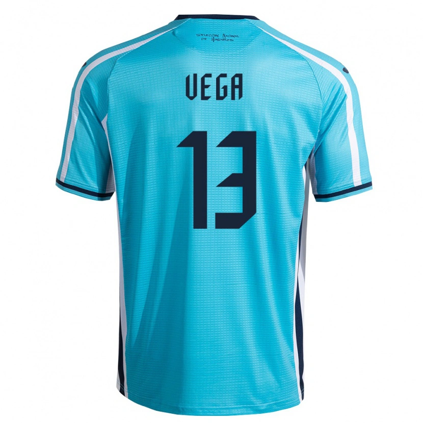 Danxen Pánské Honduras Alexy Vega #13 Nebeská Modrá Námořnická Daleko Hráčské Dresy 26-28 Dres