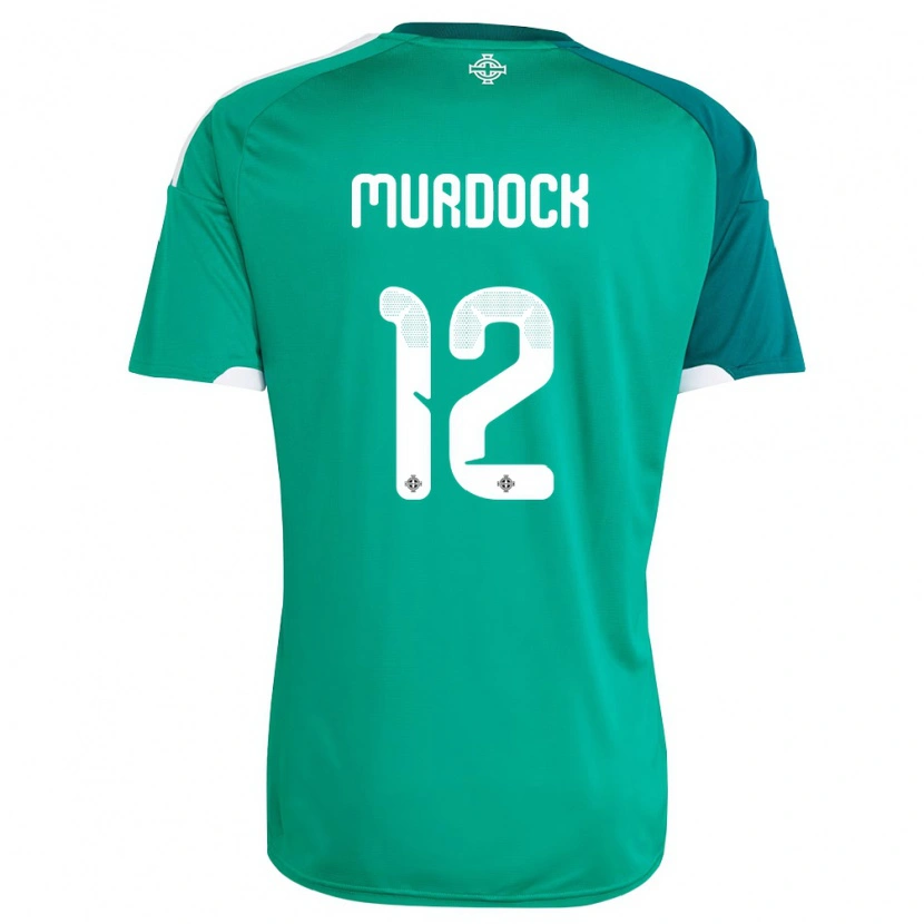 Danxen Dámské Severní Irsko Will Murdock #12 Zelená Bílá Domů Hráčské Dresy 26-28 Dres