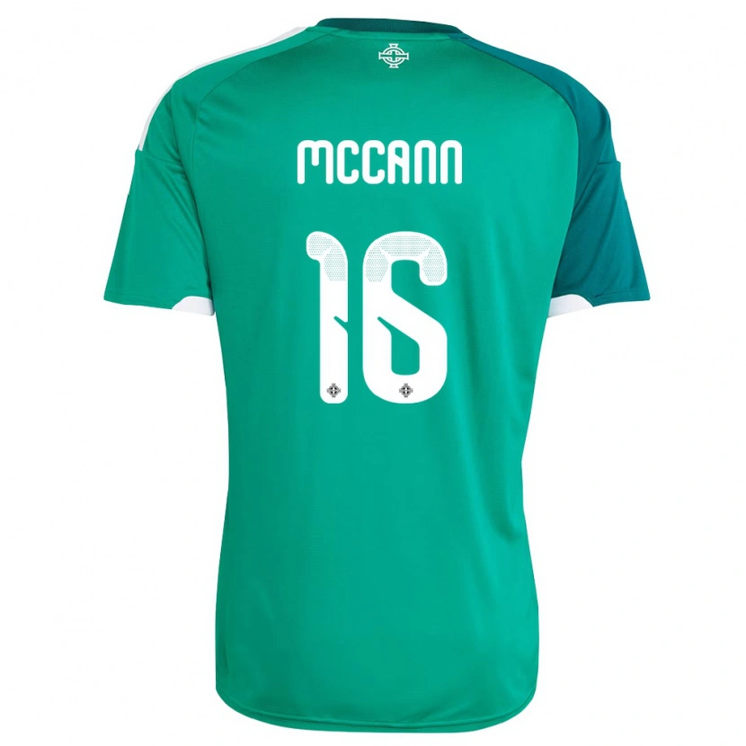 Danxen Dámské Severní Irsko Ali Mccann #16 Zelená Bílá Domů Hráčské Dresy 26-28 Dres