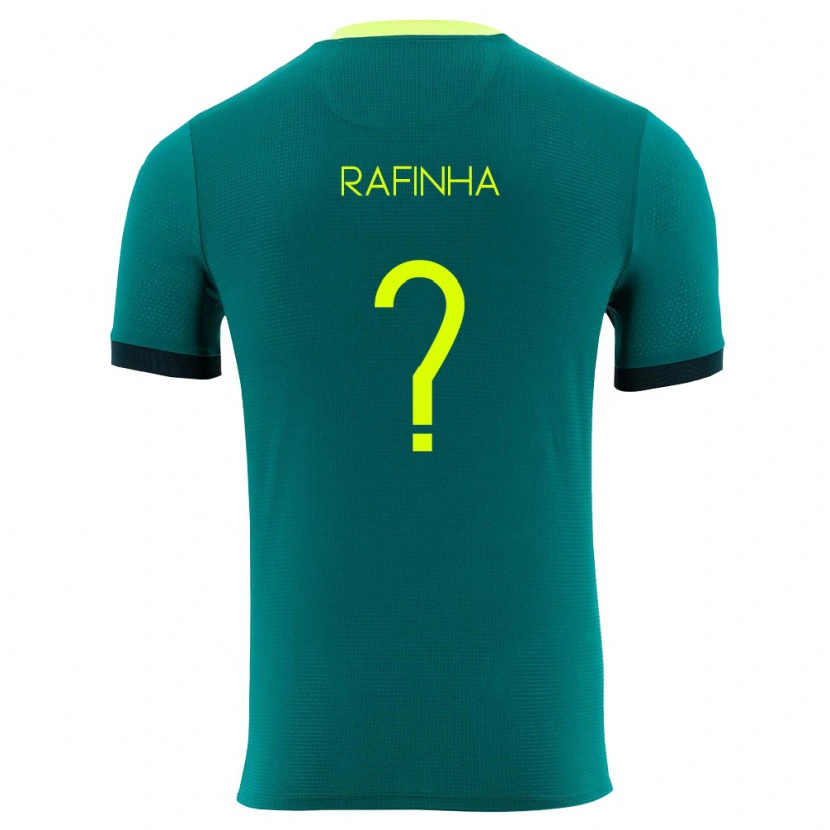 Danxen Dámské Bolívie Rafinha #0 Zelená Žlutá Černá Domů Hráčské Dresy 26-28 Dres