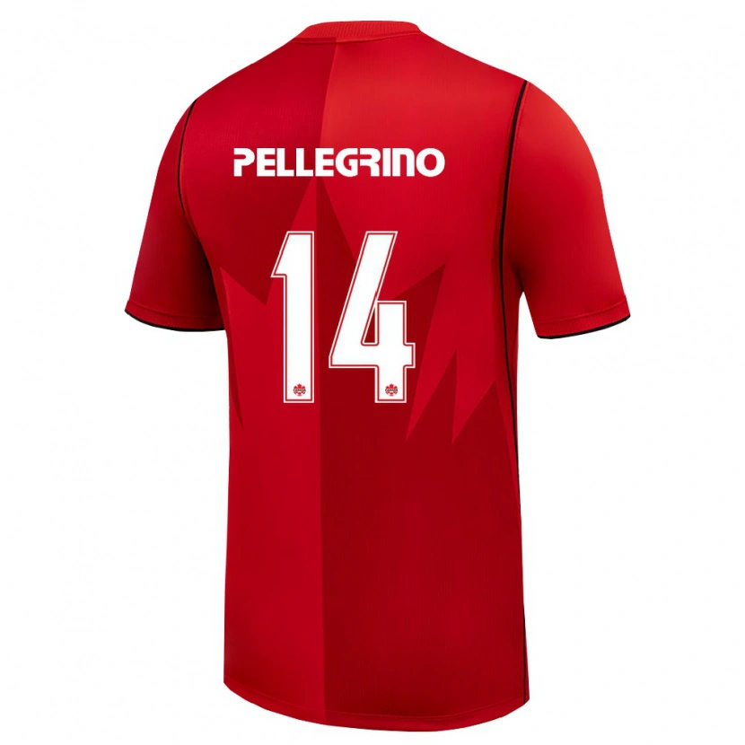 Danxen Dámské Kanada Gabriel Pellegrino #14 Červená Bílá Domů Hráčské Dresy 26-28 Dres