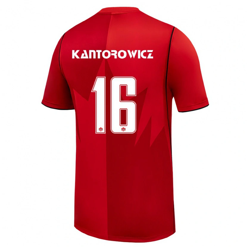 Danxen Dámské Kanada Dominic Kantorowicz #16 Červená Bílá Domů Hráčské Dresy 26-28 Dres