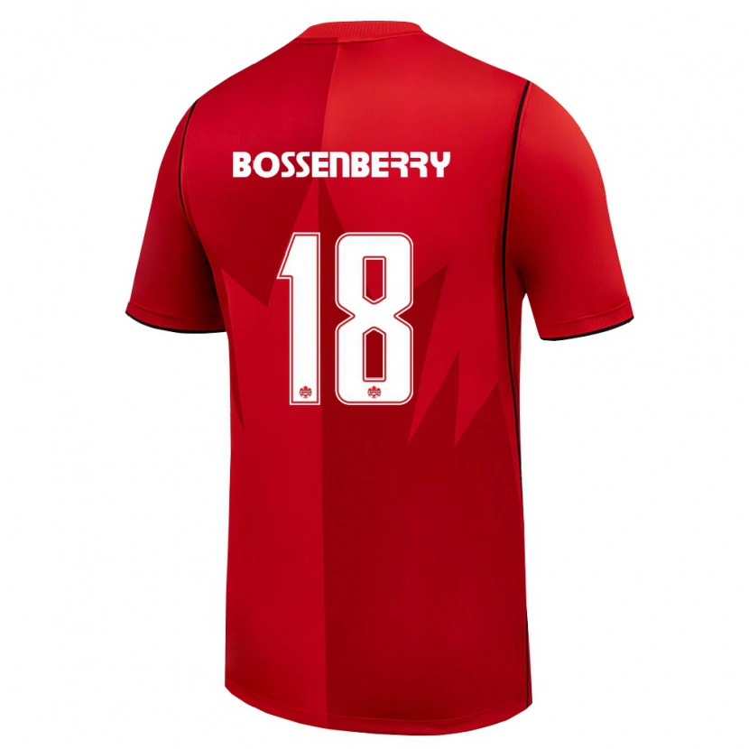 Danxen Dámské Kanada Antone Bossenberry #18 Červená Bílá Domů Hráčské Dresy 26-28 Dres