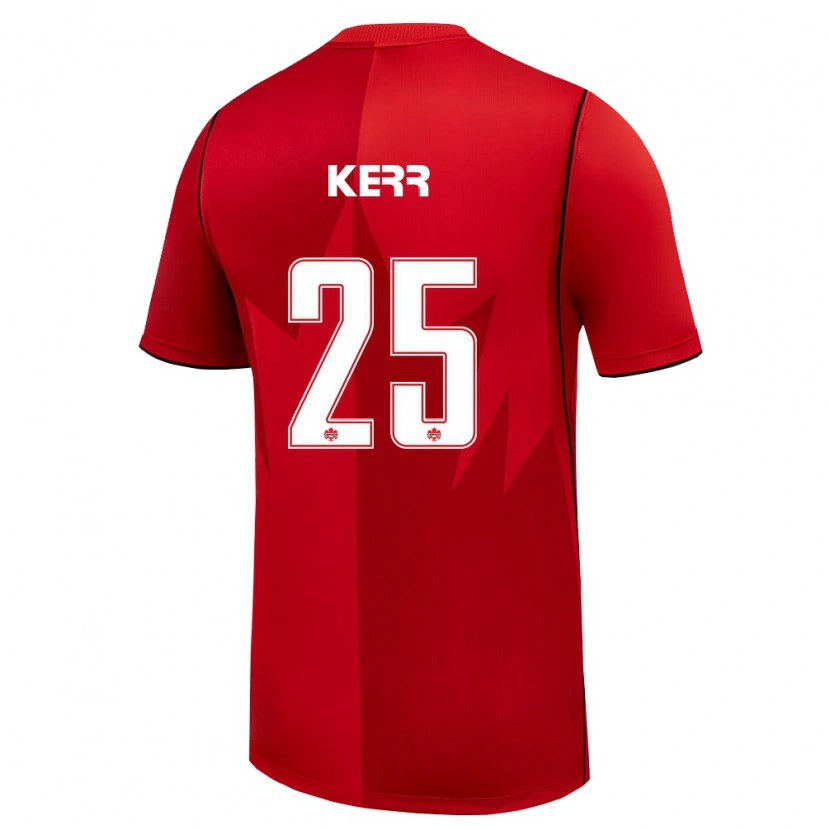 Danxen Dámské Kanada Devon Kerr #25 Červená Bílá Domů Hráčské Dresy 26-28 Dres