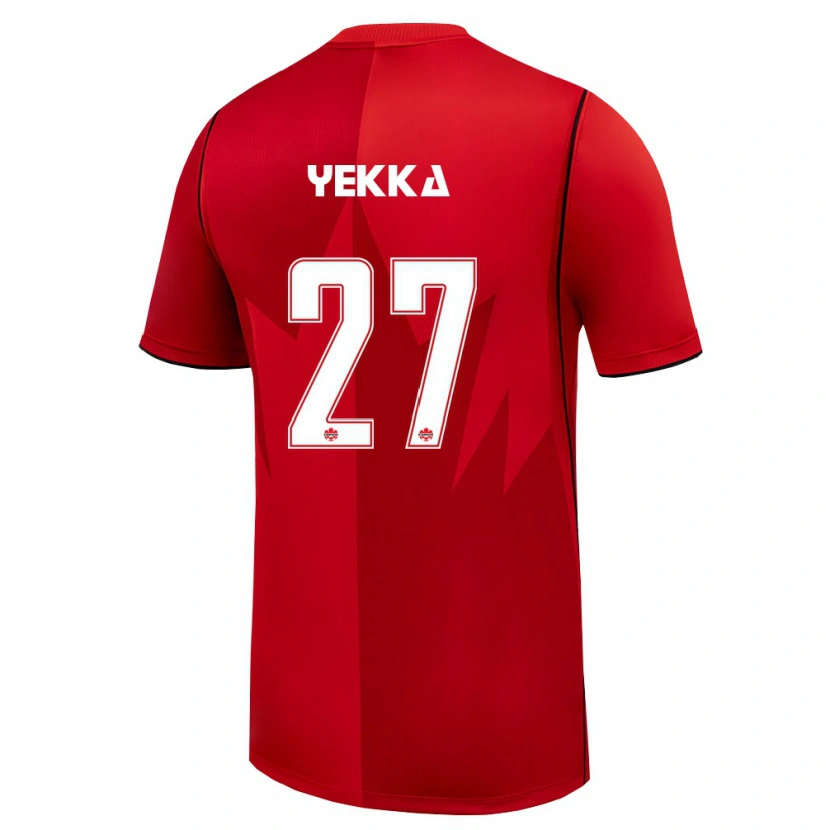 Danxen Dámské Kanada Sura Yekka #27 Červená Bílá Domů Hráčské Dresy 26-28 Dres