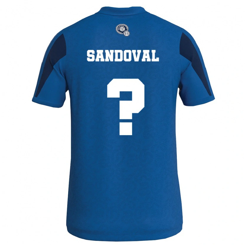 Danxen Dámské Salvador Máximo Sandoval #0 Modrá Námořnická Domů Hráčské Dresy 26-28 Dres