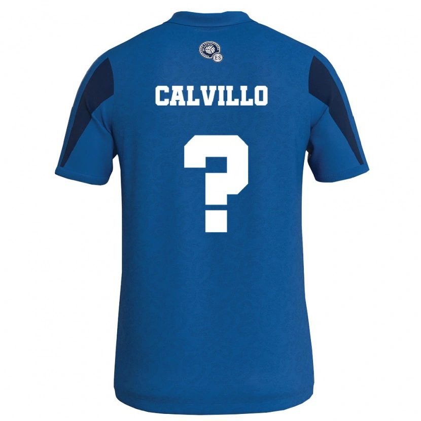 Danxen Dámské Salvador Eric Calvillo #0 Modrá Námořnická Domů Hráčské Dresy 26-28 Dres