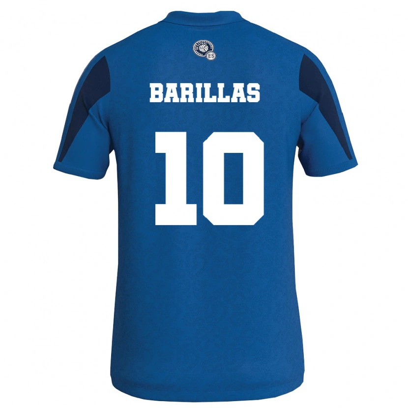 Danxen Dámské Salvador Mayson Barillas #10 Modrá Námořnická Domů Hráčské Dresy 26-28 Dres