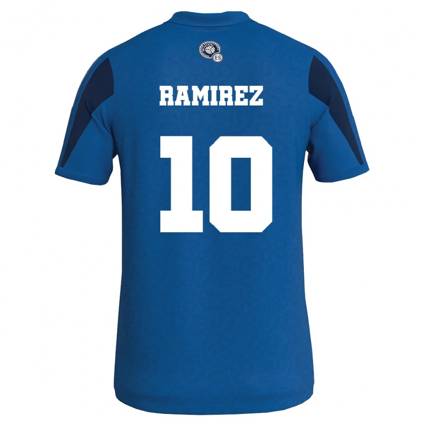 Danxen Dámské Salvador Jayson Ramirez #10 Modrá Námořnická Domů Hráčské Dresy 26-28 Dres