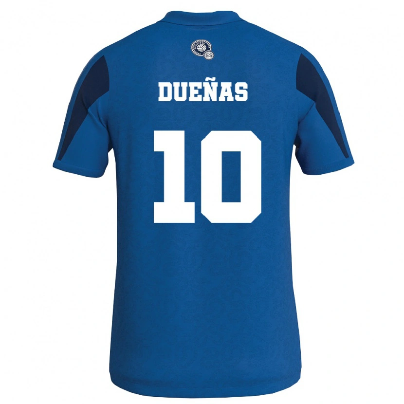 Danxen Dámské Salvador Enrico Dueñas #10 Modrá Námořnická Domů Hráčské Dresy 26-28 Dres