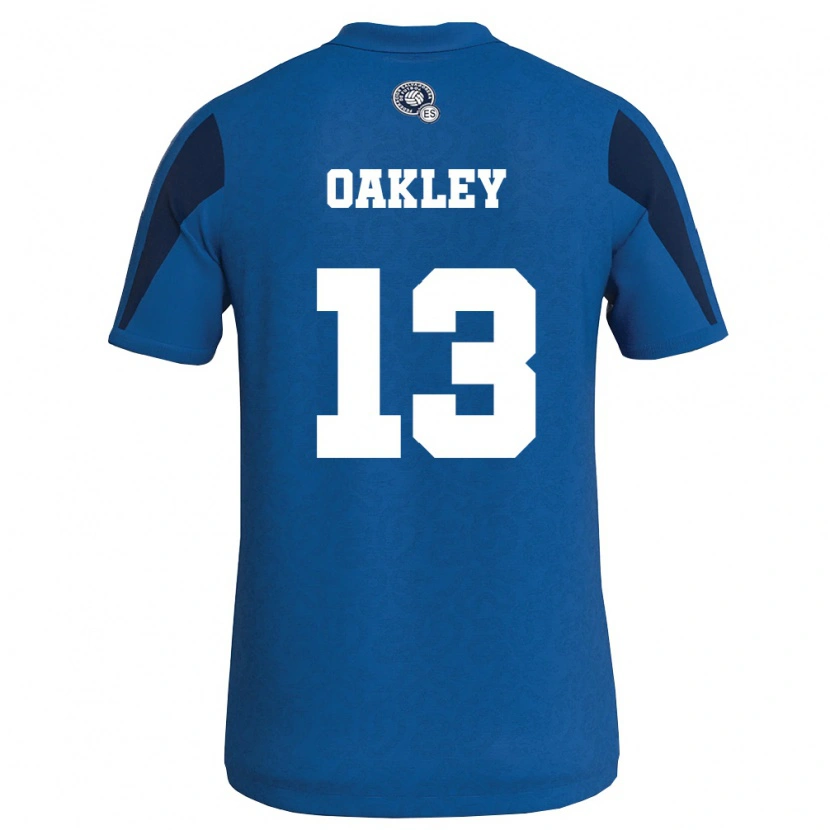 Danxen Dámské Salvador Ethan Oakley #13 Modrá Námořnická Domů Hráčské Dresy 26-28 Dres