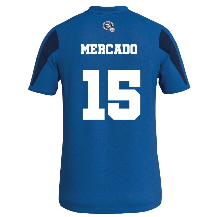 Danxen Dámské Salvador Michell Mercado #15 Modrá Námořnická Domů Hráčské Dresy 26-28 Dres