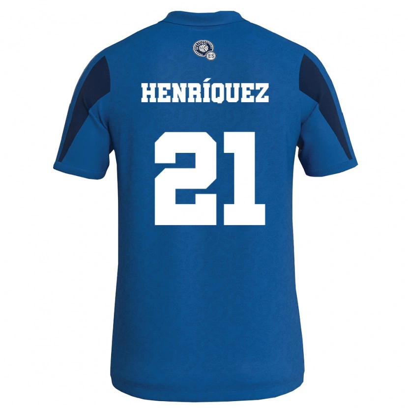 Danxen Dámské Salvador Alejandro Henríquez #21 Modrá Námořnická Domů Hráčské Dresy 26-28 Dres