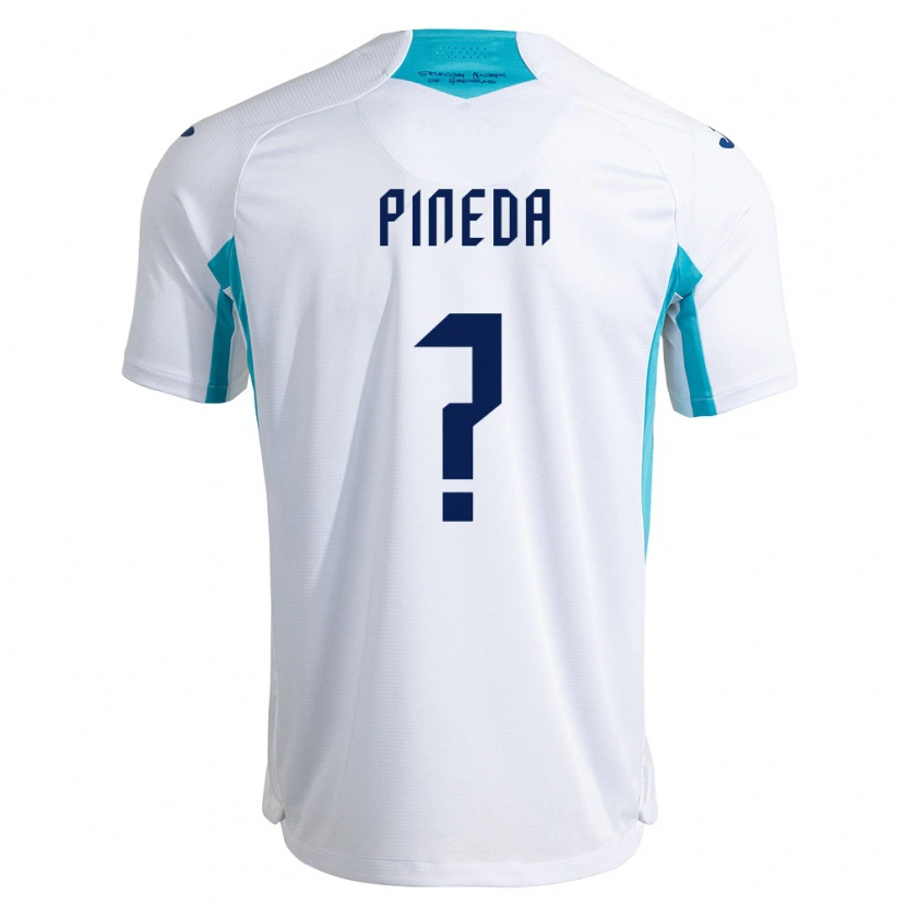 Danxen Dámské Honduras Marcela Pineda #0 Bílá Modrá Nebeská Modrá Domů Hráčské Dresy 26-28 Dres