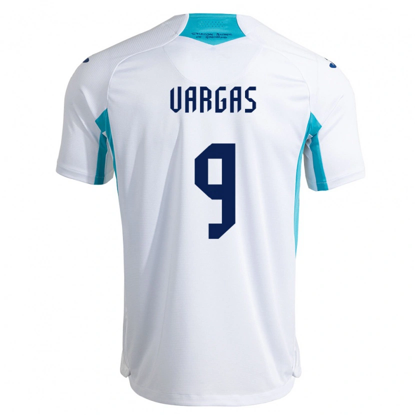 Danxen Dámské Honduras Nayrobi Vargas #9 Bílá Modrá Nebeská Modrá Domů Hráčské Dresy 26-28 Dres