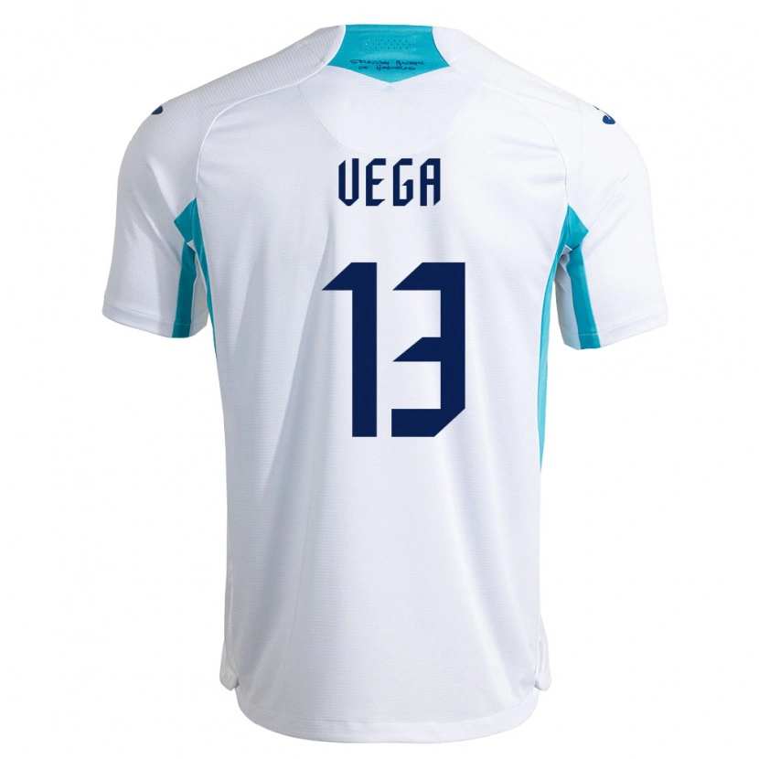 Danxen Dámské Honduras Alexy Vega #13 Bílá Modrá Nebeská Modrá Domů Hráčské Dresy 26-28 Dres