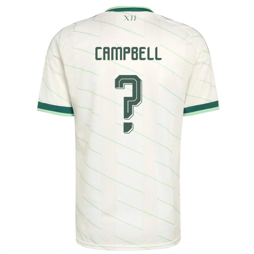 Danxen Dámské Severní Irsko Charlie Campbell #0 Bílá Zelená Daleko Hráčské Dresy 26-28 Dres