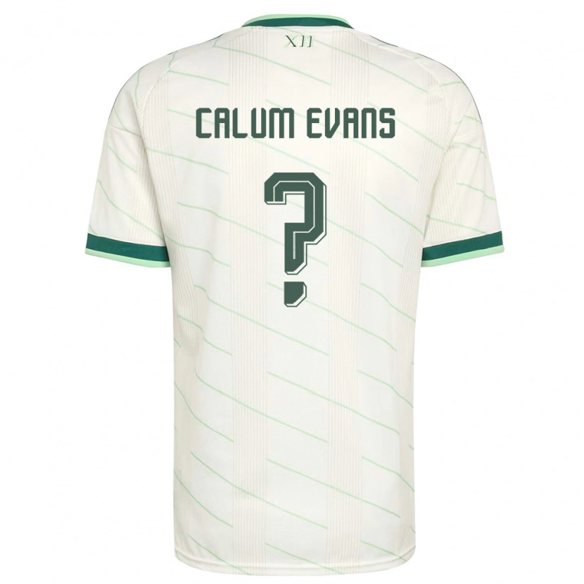 Danxen Dámské Severní Irsko Calum Evans #0 Bílá Zelená Daleko Hráčské Dresy 26-28 Dres