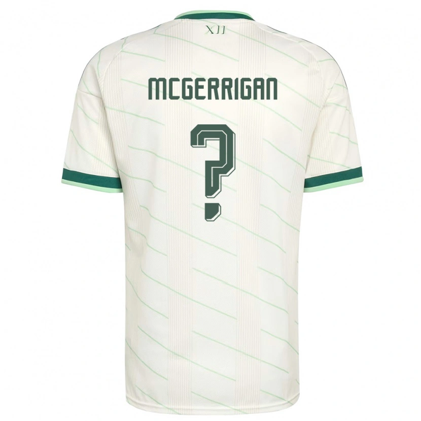 Danxen Dámské Severní Irsko Luke Mcgerrigan #0 Bílá Zelená Daleko Hráčské Dresy 26-28 Dres