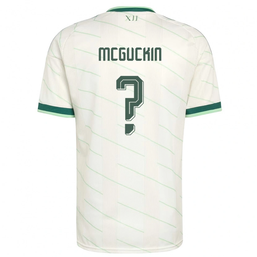 Danxen Dámské Severní Irsko Ciaran Mcguckin #0 Bílá Zelená Daleko Hráčské Dresy 26-28 Dres