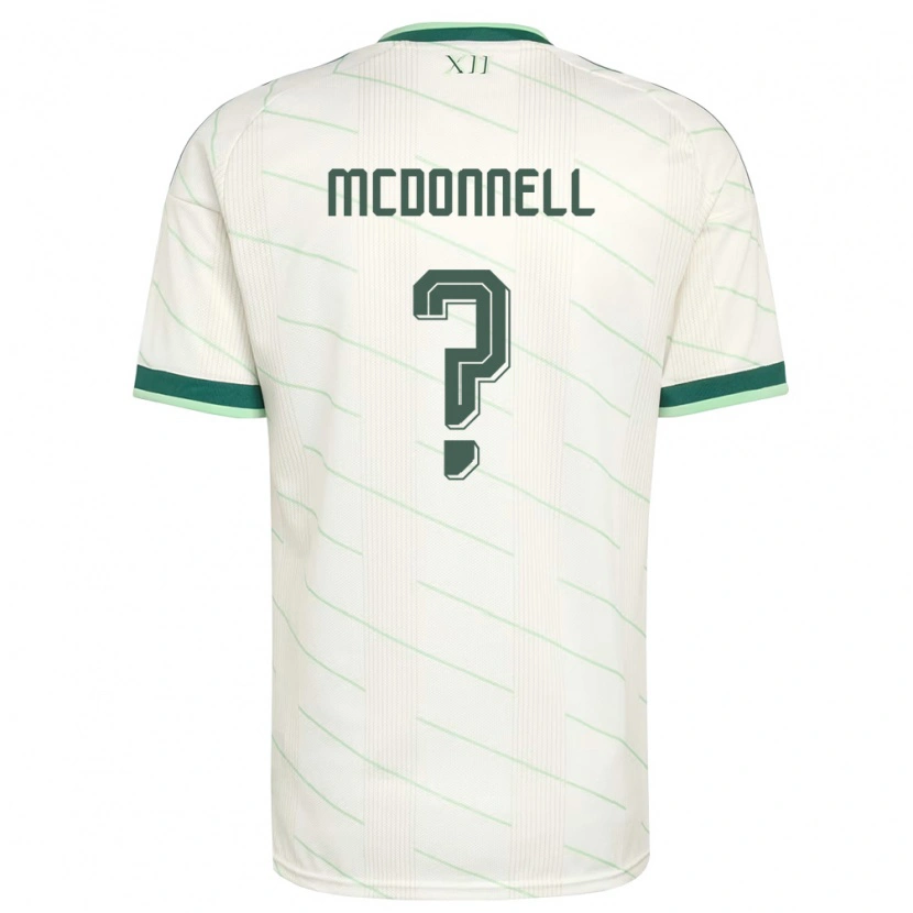 Danxen Dámské Severní Irsko Noah Mcdonnell #0 Bílá Zelená Daleko Hráčské Dresy 26-28 Dres