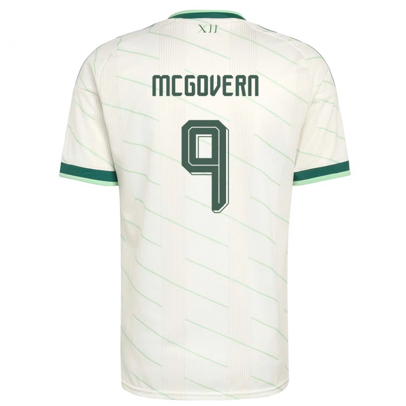 Danxen Dámské Severní Irsko Paul Mcgovern #9 Bílá Zelená Daleko Hráčské Dresy 26-28 Dres