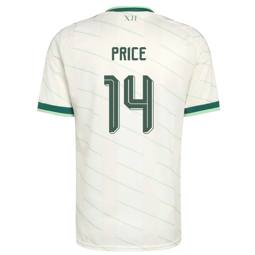 Danxen Dámské Severní Irsko Isaac Price #14 Bílá Zelená Daleko Hráčské Dresy 26-28 Dres