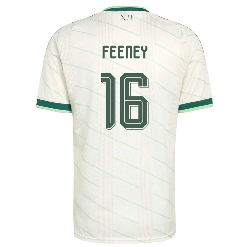 Danxen Dámské Severní Irsko George Feeney #16 Bílá Zelená Daleko Hráčské Dresy 26-28 Dres