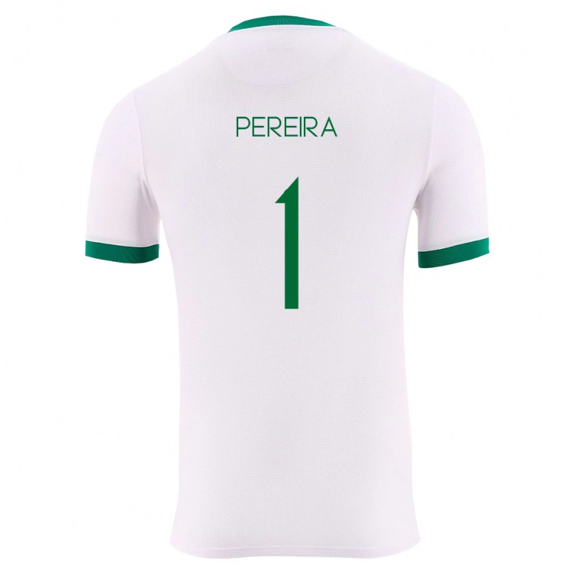Danxen Dámské Bolívie Fabián Pereira #1 Bílá Zelená Červená Daleko Hráčské Dresy 26-28 Dres