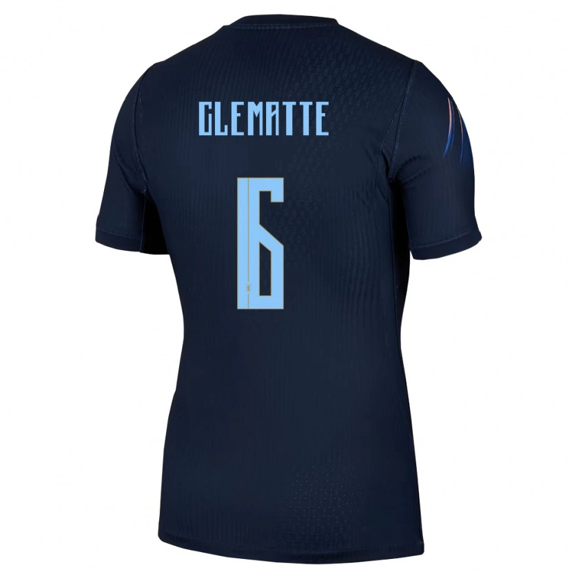 Danxen Dámské Uruguay Roman Clematte #6 Černá Modrá Daleko Hráčské Dresy 26-28 Dres