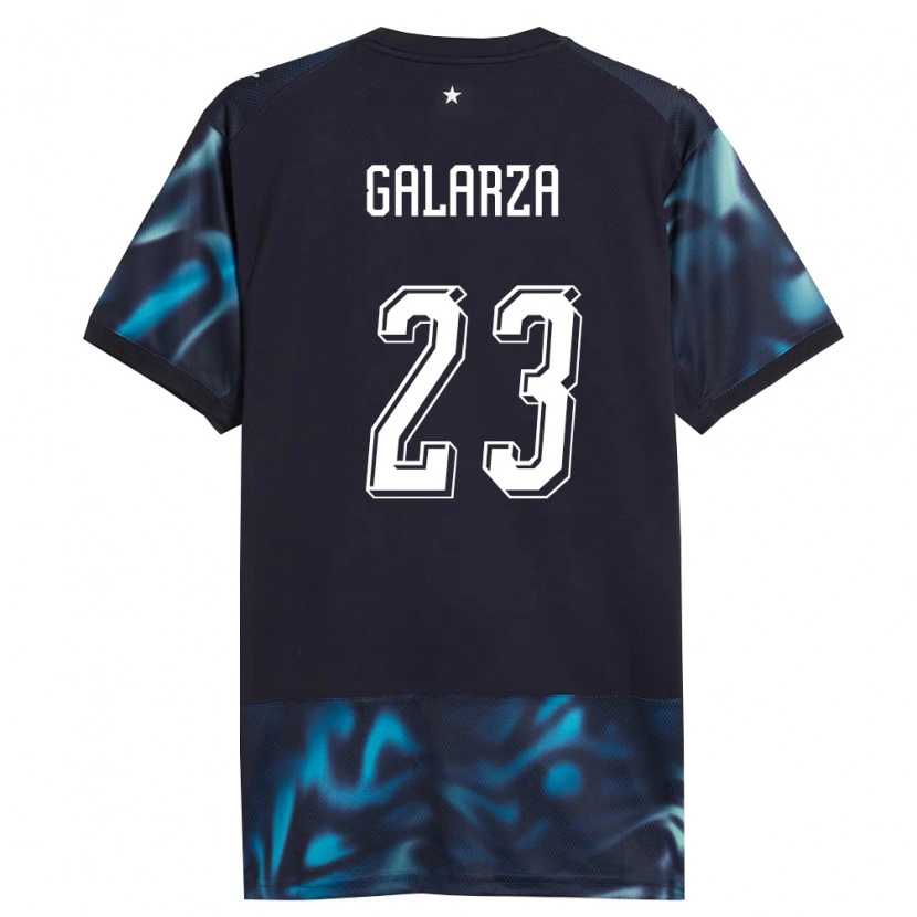 Danxen Dámské Paraguay Matías Galarza #23 Námořnická Nebeská Modrá Daleko Hráčské Dresy 26-28 Dres