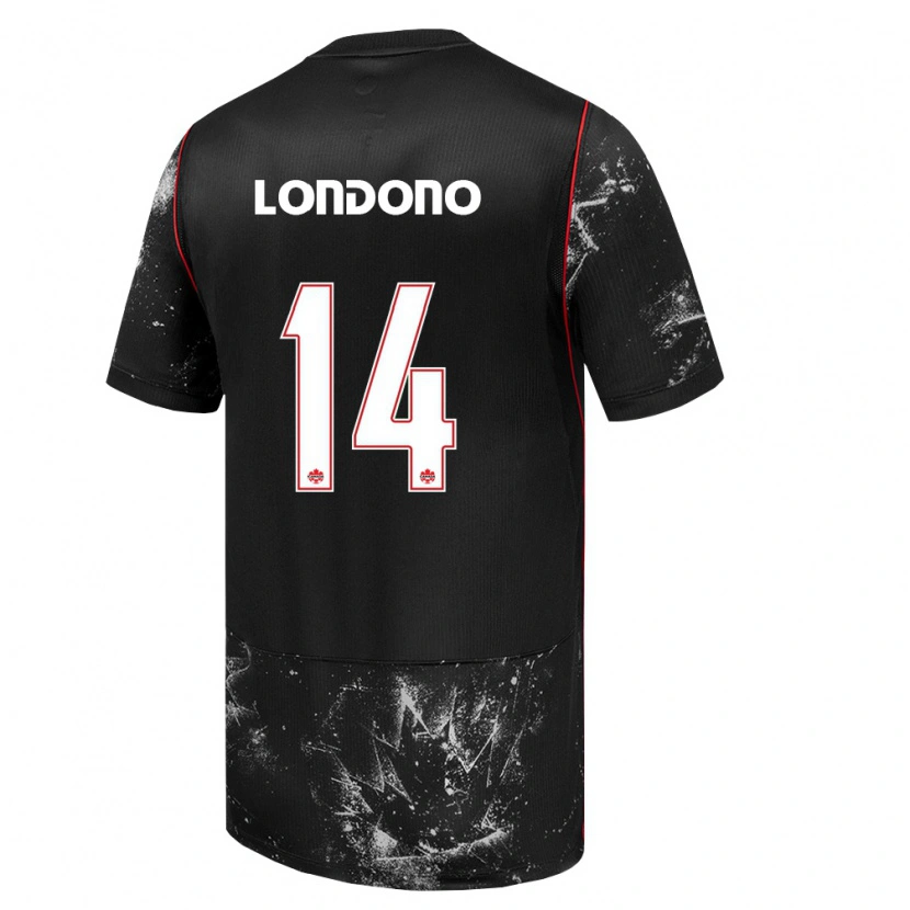Danxen Dámské Kanada Tyler Londono #14 Černá Bílá Červená Daleko Hráčské Dresy 26-28 Dres