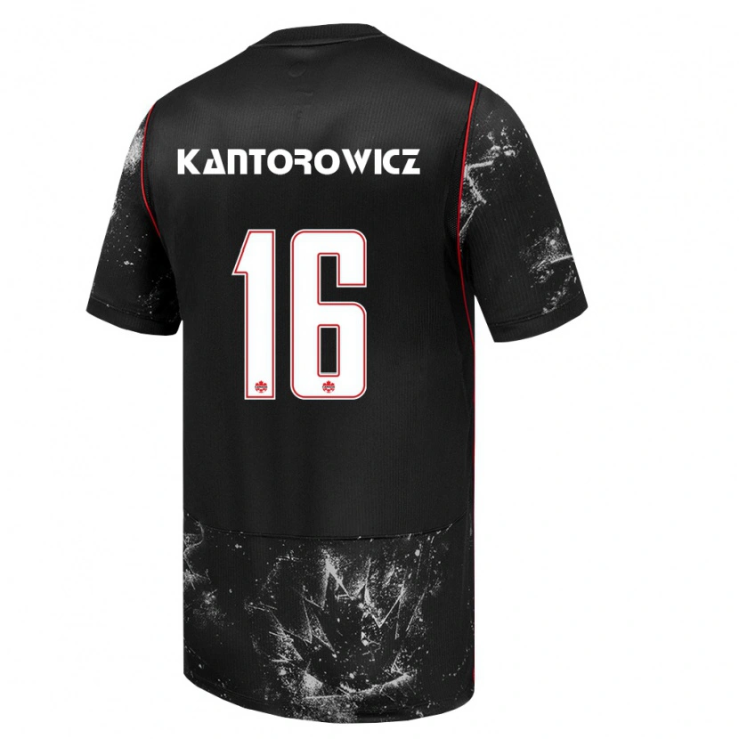 Danxen Dámské Kanada Dominic Kantorowicz #16 Černá Bílá Červená Daleko Hráčské Dresy 26-28 Dres