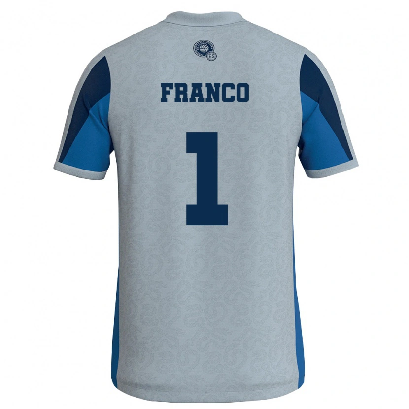 Danxen Dámské Salvador Daniel Franco #1 Bílá Nebeská Modrá Daleko Hráčské Dresy 26-28 Dres