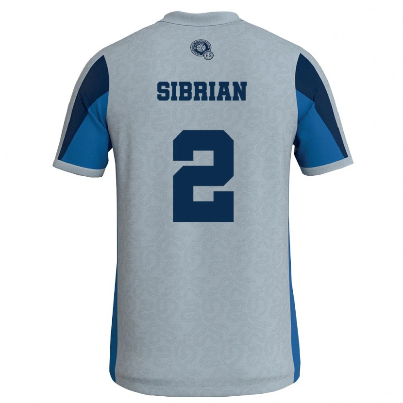 Danxen Dámské Salvador Julio Sibrián #2 Bílá Nebeská Modrá Daleko Hráčské Dresy 26-28 Dres