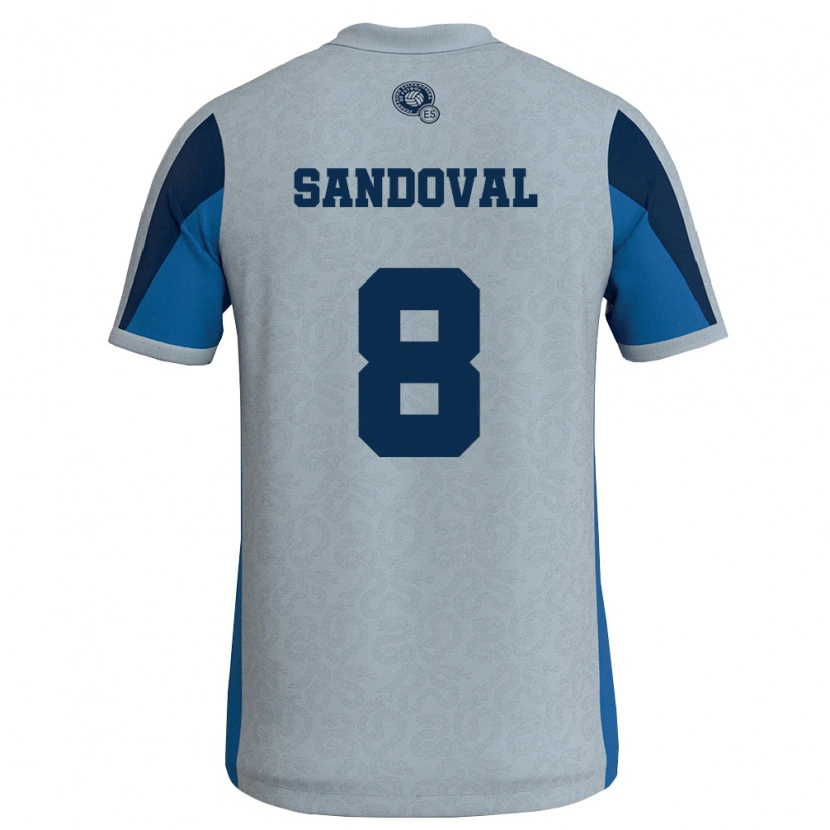 Danxen Dámské Salvador Emerson Sandoval #8 Bílá Nebeská Modrá Daleko Hráčské Dresy 26-28 Dres
