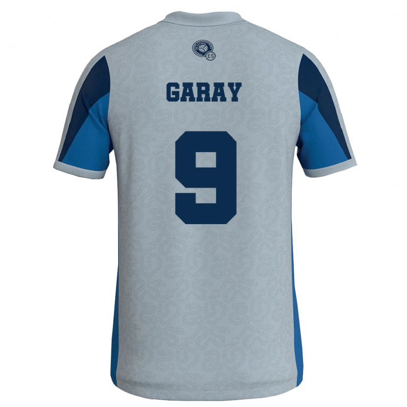 Danxen Dámské Salvador Carlos Garay #9 Bílá Nebeská Modrá Daleko Hráčské Dresy 26-28 Dres