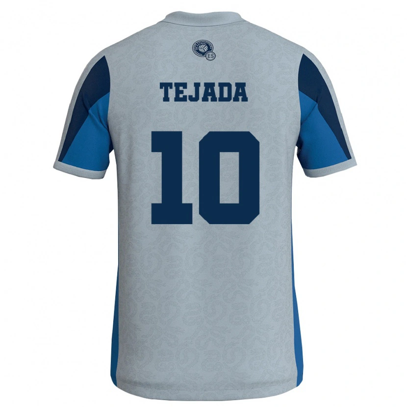 Danxen Dámské Salvador Rafael Tejada #10 Bílá Nebeská Modrá Daleko Hráčské Dresy 26-28 Dres