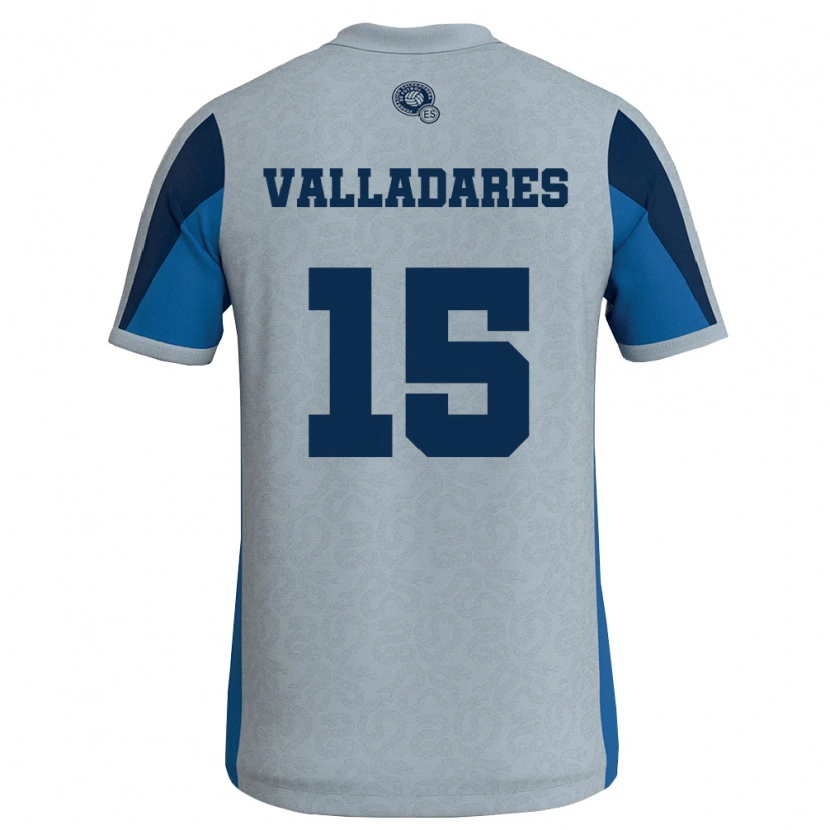 Danxen Dámské Salvador Jefferson Valladares #15 Bílá Nebeská Modrá Daleko Hráčské Dresy 26-28 Dres