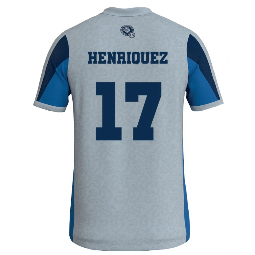 Danxen Dámské Salvador Jairo Henríquez #17 Bílá Nebeská Modrá Daleko Hráčské Dresy 26-28 Dres