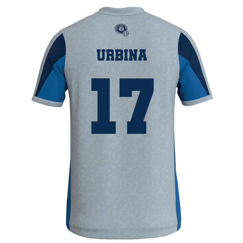 Danxen Dámské Salvador Melvin Urbina #17 Bílá Nebeská Modrá Daleko Hráčské Dresy 26-28 Dres