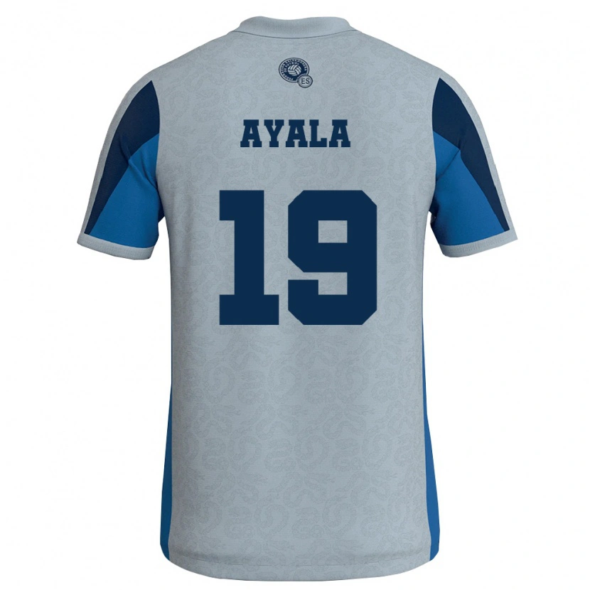 Danxen Dámské Salvador Paolo Ayala #19 Bílá Nebeská Modrá Daleko Hráčské Dresy 26-28 Dres