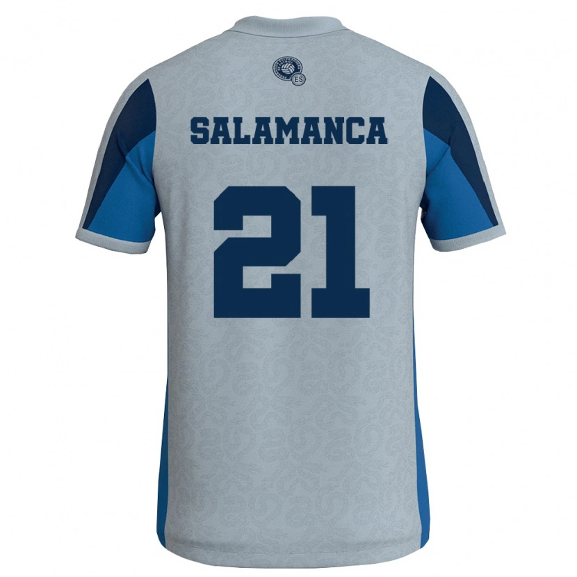 Danxen Dámské Salvador Sneijder Salamanca #21 Bílá Nebeská Modrá Daleko Hráčské Dresy 26-28 Dres