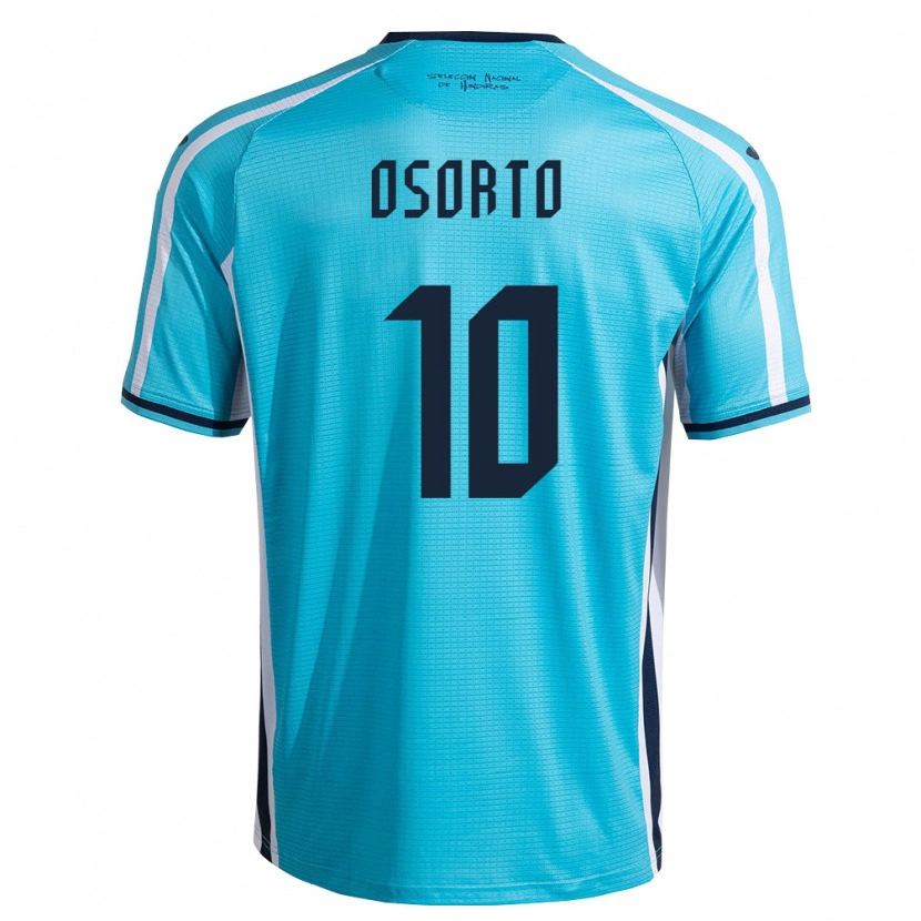 Danxen Dámské Honduras Roberto Osorto #10 Nebeská Modrá Námořnická Daleko Hráčské Dresy 26-28 Dres