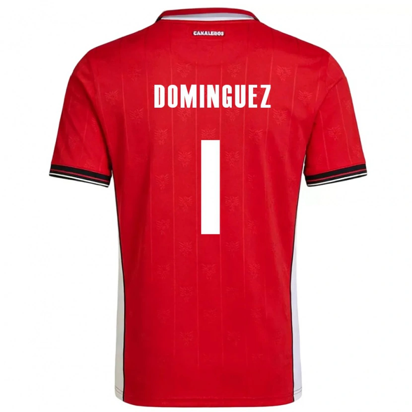 Danxen Dětské Panama Valeska Domínguez #1 Červená Hnědá Bílá Domů Hráčské Dresy 26-28 Dres