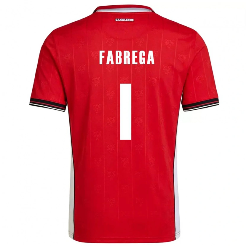 Danxen Dětské Panama Sasha Fábrega #1 Červená Hnědá Bílá Domů Hráčské Dresy 26-28 Dres