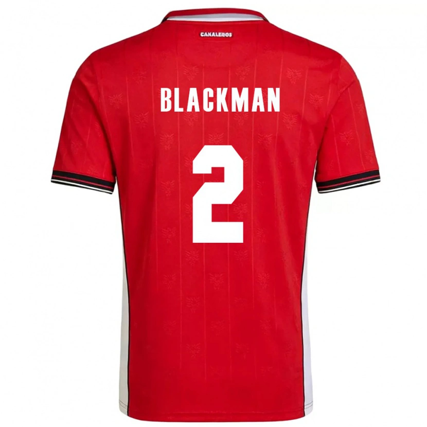 Danxen Dětské Panama César Blackman #2 Červená Hnědá Bílá Domů Hráčské Dresy 26-28 Dres
