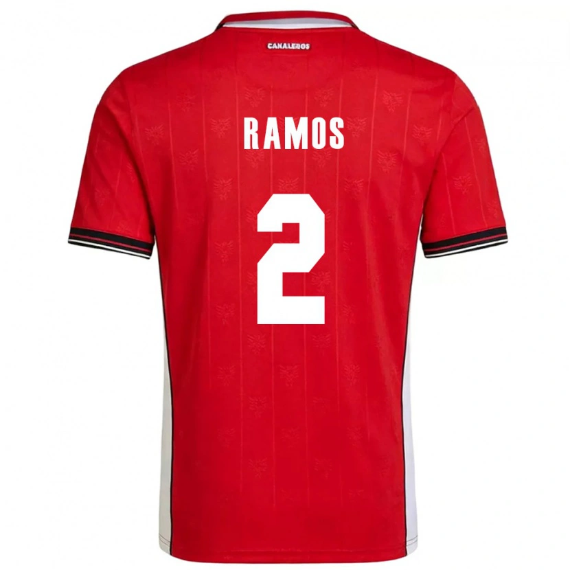 Danxen Dětské Panama Anthony Ramos #2 Červená Hnědá Bílá Domů Hráčské Dresy 26-28 Dres